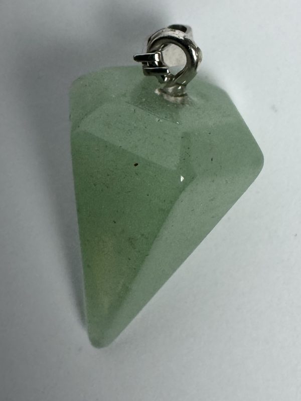 Ciondolo in Avventurina Verde sfaccettato