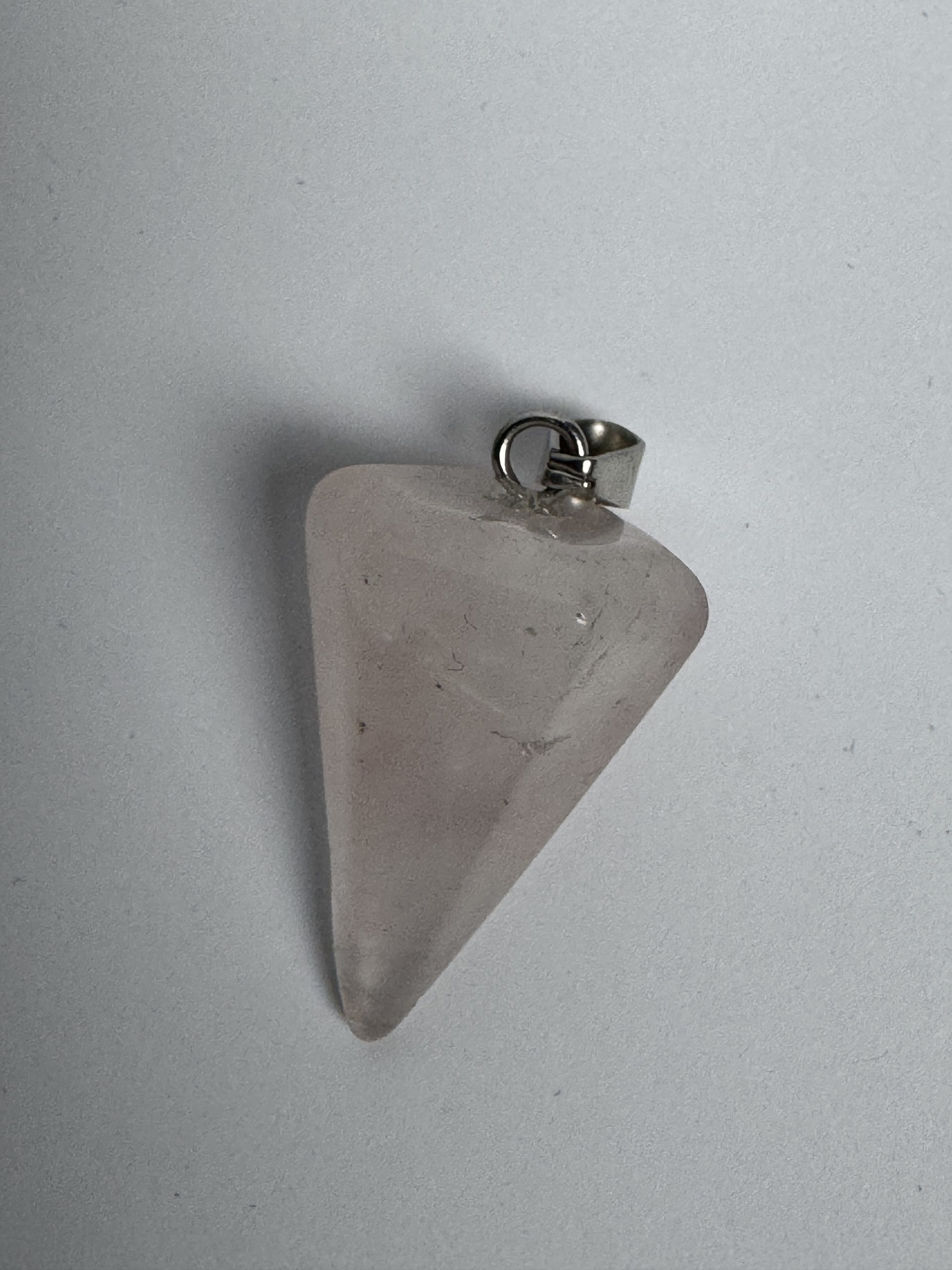 Ciondolo in Quarzo Rosa – Punta Direzionale - immagine 2